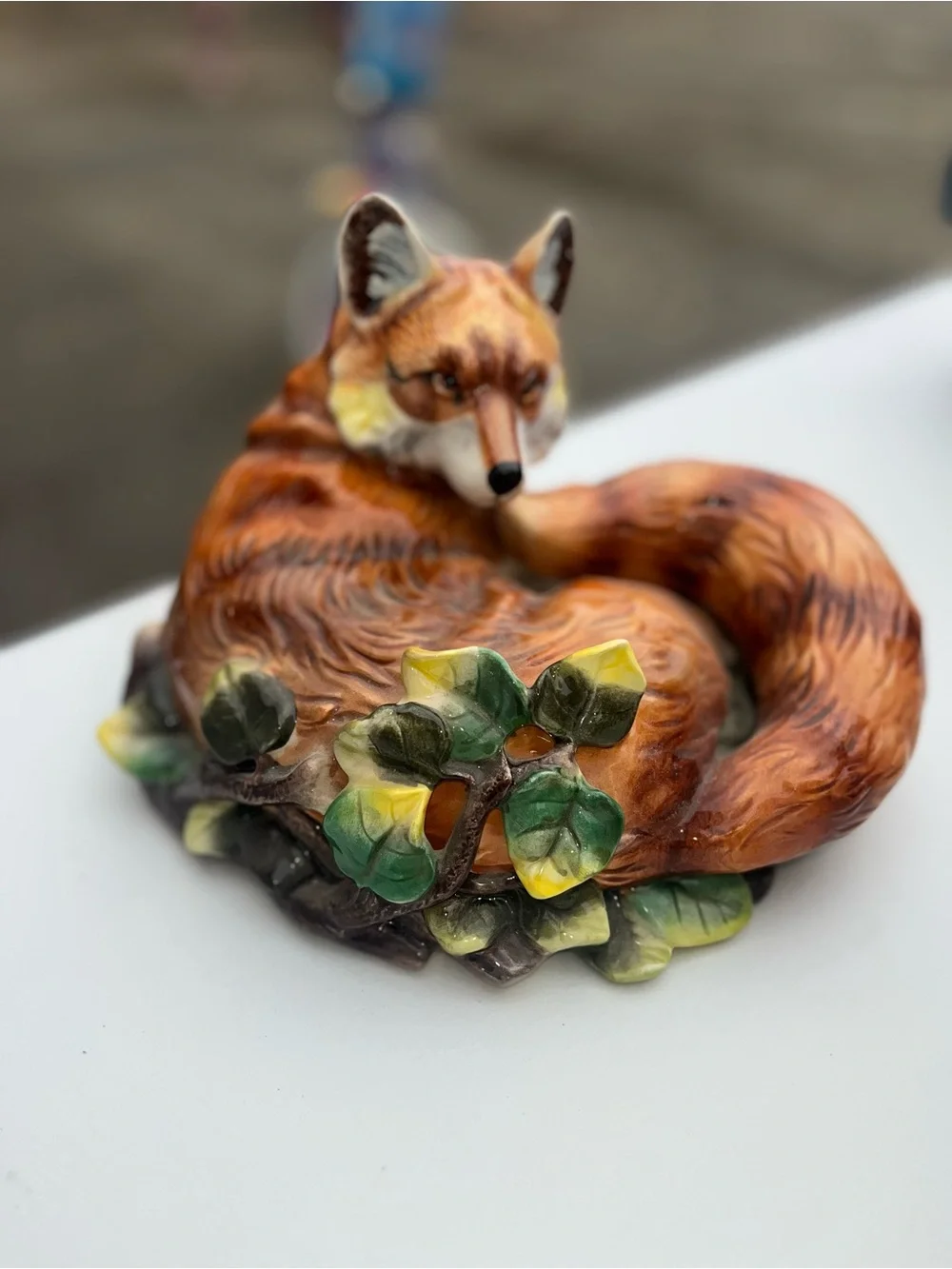 Fox Family Porcelain Salt and Pepper shakers